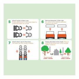 Spartan Mosquito Pro Tech Para 1 Acre 4 Tubos Hecho En Usa