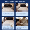 RUBBER HUGGER Elastic Fitted Sheet Straps - King Size Rubber