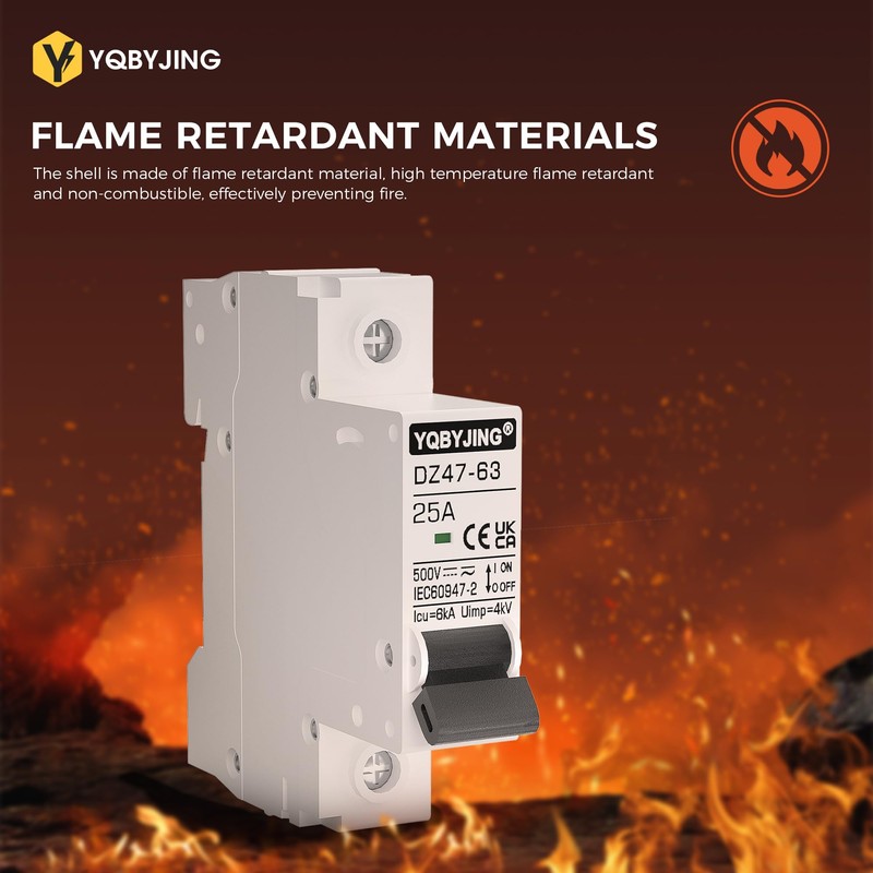 YQBYJING DC Circuit Breaker 25 Amp Solar Panel Disconnect Switch