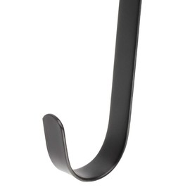 BNYZWOT 15 Inches Heavy Duty Wreath Hanger for Front Door Door Large Wreath Hanger Christmas Wreaths Decorative Hook Premium Sturdy Metal Black Pack of 2