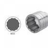 sourcing map 46mm 12 Point Shallow Socket 3/4" Drive Standard