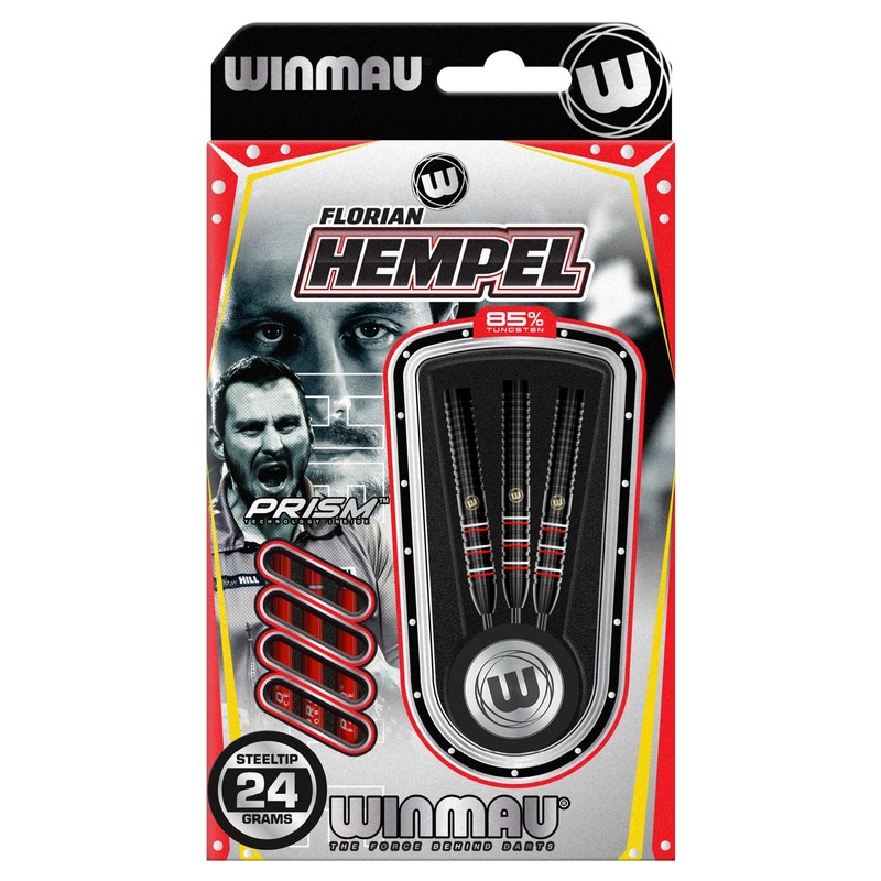 WINMAU Darts -Florian Hempel 85% Pro-Series 24g Professional Dart Set