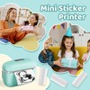 HiHTV Sticker Printer - Printpods Mini Printer with 6 Rolls