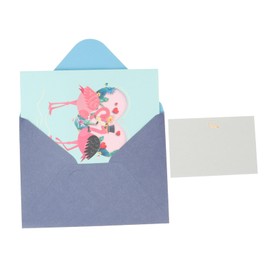 DOITOOL Pop Up Greeting Card for Wedding Anniversary Creative Decorative Card with Cartoon Design for Expressing Sincere Greetings and Messages