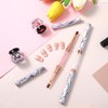 2PCS Double Ended Nail Art Brushes Oval Gel Nail Brush