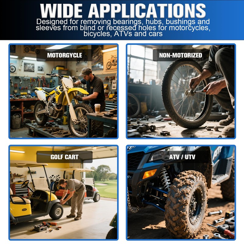 YATOINTO 12Pcs Blind Hole Bearing Puller Kit, Pilot Internal Bearing