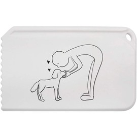 'Human And Dog' Plastic Ice Scraper (IC00037253)