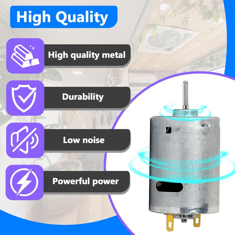 2Pcs 12V DC Fan Motor Fit for Ventline BVD0218-00, Ventline