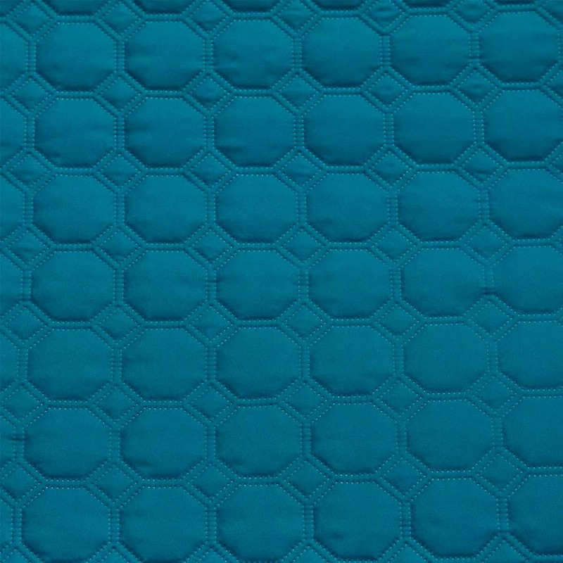 Colchas Elefantito Edredon King Size Ligero Capitonado Bellagio Azul Geometrico