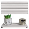 2 PCS Water Absorbing Stone Trays for Bathroom Sink &