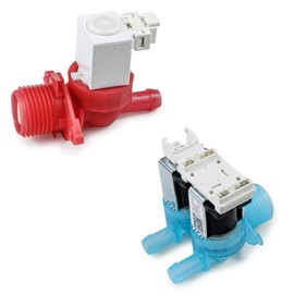 W11688995 W11688994 (Cold & Hot) Washer Water Inlet Valve Set Replacement Compatible With Whirlpool Washing Machine Water Valve Replace W11316256, W11036930, AP7218603, W11486360, W11316255, W11036928