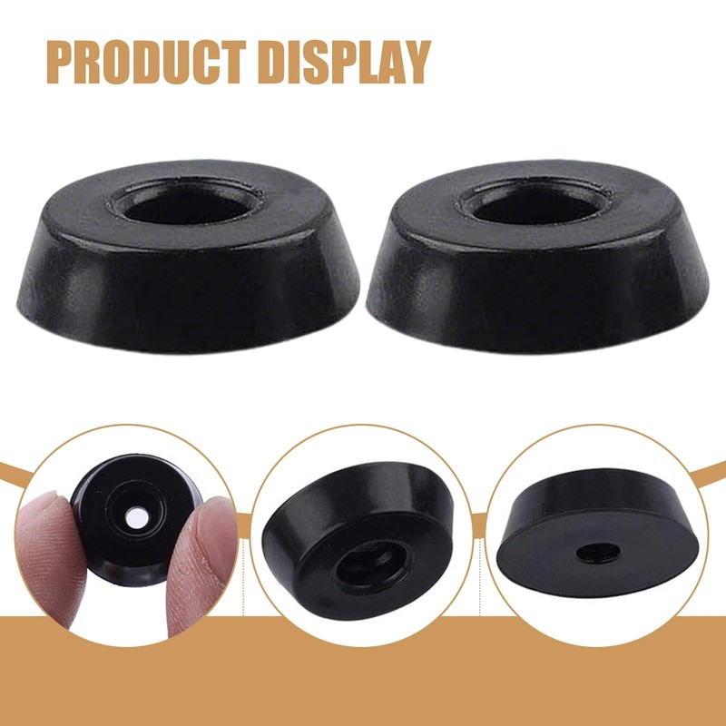 10pcs Rubber Feet Round Bumper Furniture Table Printer Chopping Board