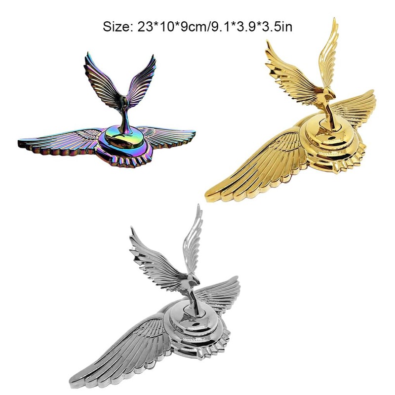 BEALIFE Unique Car Front Hood Ornament Thick for Long-Lasting Gifts