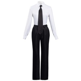 Wolancy Cosplay Costume School Outfit Uniform Dress Shirt Cloak Jacket Skirt Suit Set