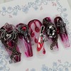 Halloween Horror Homemade Nail Tips - Water Drops / 할로윈