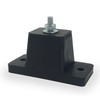 Anti-Vibration Shock Absorbing Rubber Mounting Bracket for Ductless Mini Split