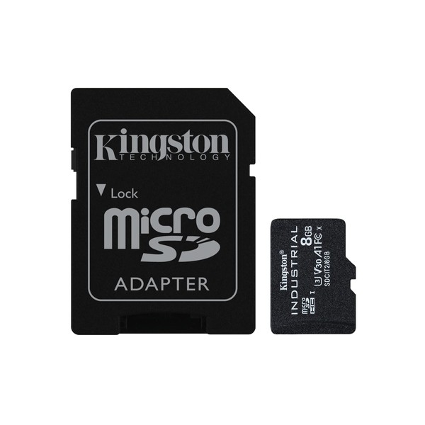 Kingston Industrial microSD - 8GB microSDHC Industrial C10 A1 pSLC