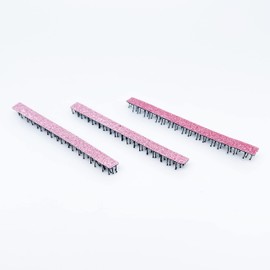 KAMIPITA Glitter Cute (Cross(X), Small Leg Tangles,Glittery material sparkling cutely,)ribbon hair clip,hair ribbon,accessories,hair barrettes,hair ties,glitter hair pins,c (Small Leg Tangles Pink 3P)