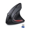 TECKNET 2.4G Vertical Wireless Mouse Ergonomic Quiet Adjustable with 5