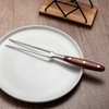 IMEEA Wood Handle Carving Fork, 11.4 inches (29 cm), Stainless