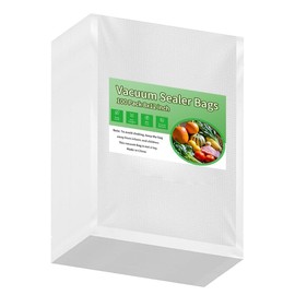 Premium Vacuum Sealer Bags 100 Quart 8" x 12", Pre-cut food saver bags, BPA Free & Heavy Duty Vacuum Freezer Bags. Commercial Grade, Sous Vide, Seal a Meal