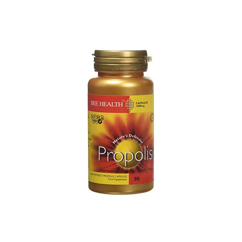 Bee Health 1000 mg Propolis High Potency 90 Capsules, 80