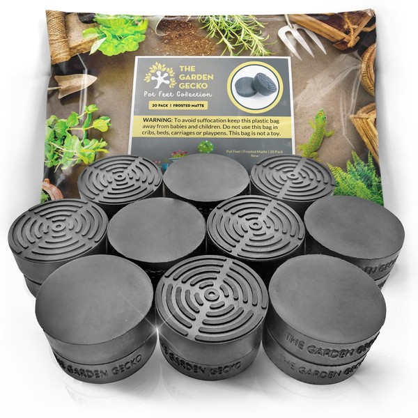 The Garden Gecko Invisible Pot feet for Outdoor Plant pots