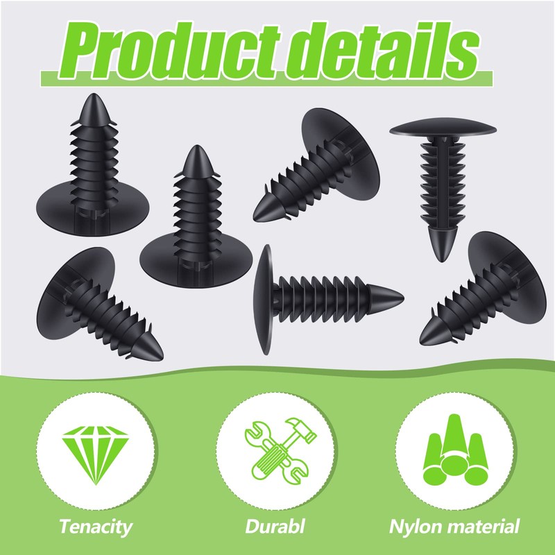 100 Pieces Patio Strapping Rivets Fasteners 3/4" Length Medium Multi