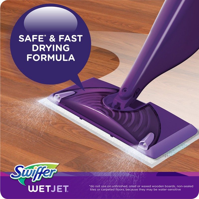 Swiffer WetJet Multi-Purpose and Hardwood Liquid Floor Cleaner Solution Refill,