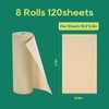 ECOlipak Paper Towels - 8 Rolls, 2 Ply 120 Sheets-
