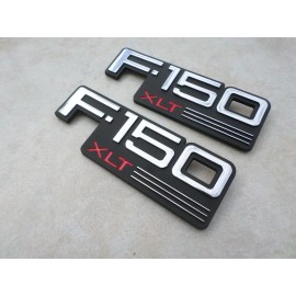 Ford by Wallsmart Emblem Store NEW 92- 96 Ford F-150 XLT Emblem Logo F2TZ16720C Script F2TB-16B114 Decal Set