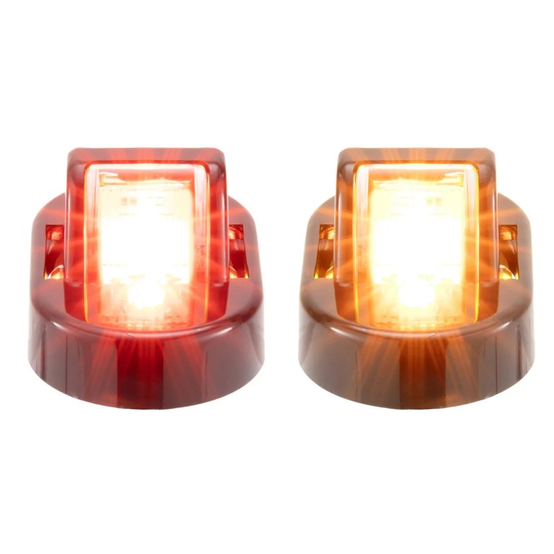 Tough Grade Trailer Fender Clearance Lights 2 Pack | Dual
