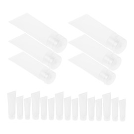 Baluue 30pcs Travel Dispensing Hose Empty Squeeze Tubes for Toothpaste Mascara Lipgloss Pe Material