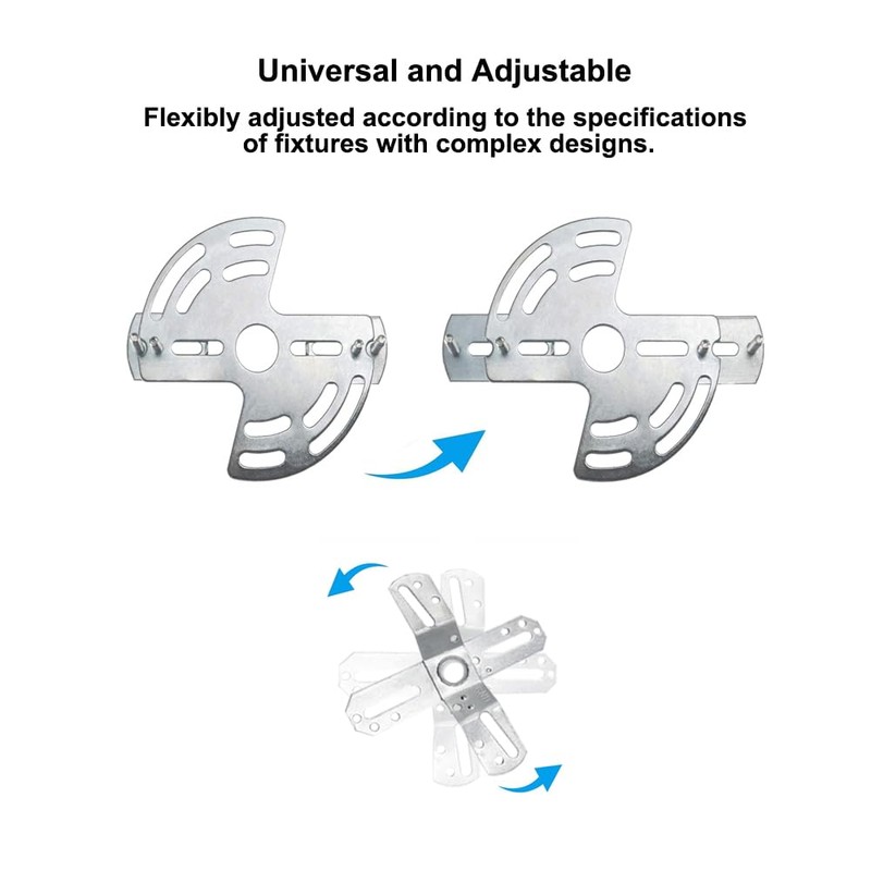 Flexible Pendant Light Crossbar Kit, Ceiling Light Mounting Plate Fixture