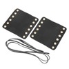 Motorcycle Hand Grip Cover Fiber Simulated Leather Anti Slip Retro