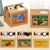 HmiL-U Panda Stealing Money Bank, Piggy Bank for Kids, Coin
