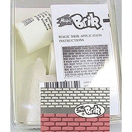 Red Magic Brick 4 1/2 sq feet Kit For the Dollhouse Exterior