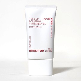 Innisfree Tone Up No Sebum Sunscreen EX 60ml (SPF50+) / 이니스프리 톤업 노세범 선스크린 EX 60ml(SPF50+)