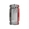 CRANK BROTHERS MULTI-10 Bicycle Carry Tool, 10 Functions, Black/Red, 3.5