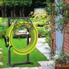 TUSPEU Garden Hose Holder,Heavy Duty Freestanding Detachable Storage Reel Stand,Upgraded