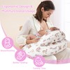 AMASKY Nursing Pillow, Breastfeeding Pillows, with Removable Pillow Cover, Machine