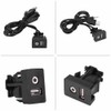 Aux Extension Mount Dash,Car Boat Dash Flush Mount USB Port