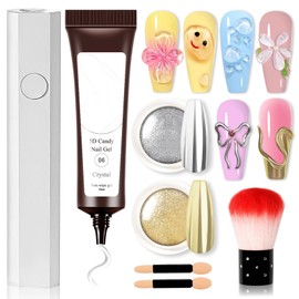 5D Gel for Nails,Nail Carved Glue | Fashionabele Non-Sticky 5D Sculpting Gel for Gathering Formal Holiday Home Daily Wedding Salon