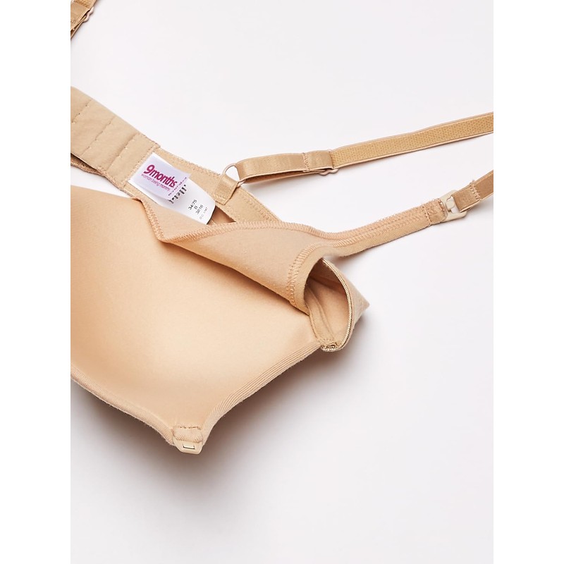 9months 2pack de Brasieres de lactancia sin varillas, Moka, 34C