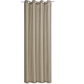 JEMIDI Opaque Curtain with Eyelets Attachment Eyelet Curtain Decorative Curtain 100% Polyester Long for Living Room Bedroom Easy Assembly
