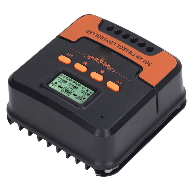 Solar Charge Controller 12V 24V MPPT LCD Display 5V 3A