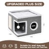 Cat Beds for Indoor Cats, Large Cat Cave with Fluffy