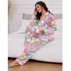 SHESHOW Womens Pajama Sets Button Up Long Sleeve Sleepwear Loungwear