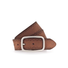 MUSTANG Women's Velour Belt, Cognac