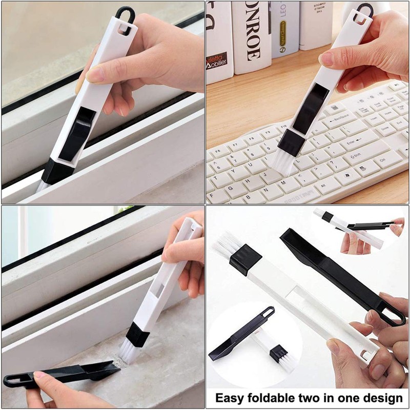 Window or Sliding Door Track Cleaning Brush, Tile Lines Brush,Window